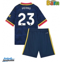 Arsenal Mikel Merino #23 Bortedraktsett Barn 2026-27 Kortermet (+ Korte bukser)